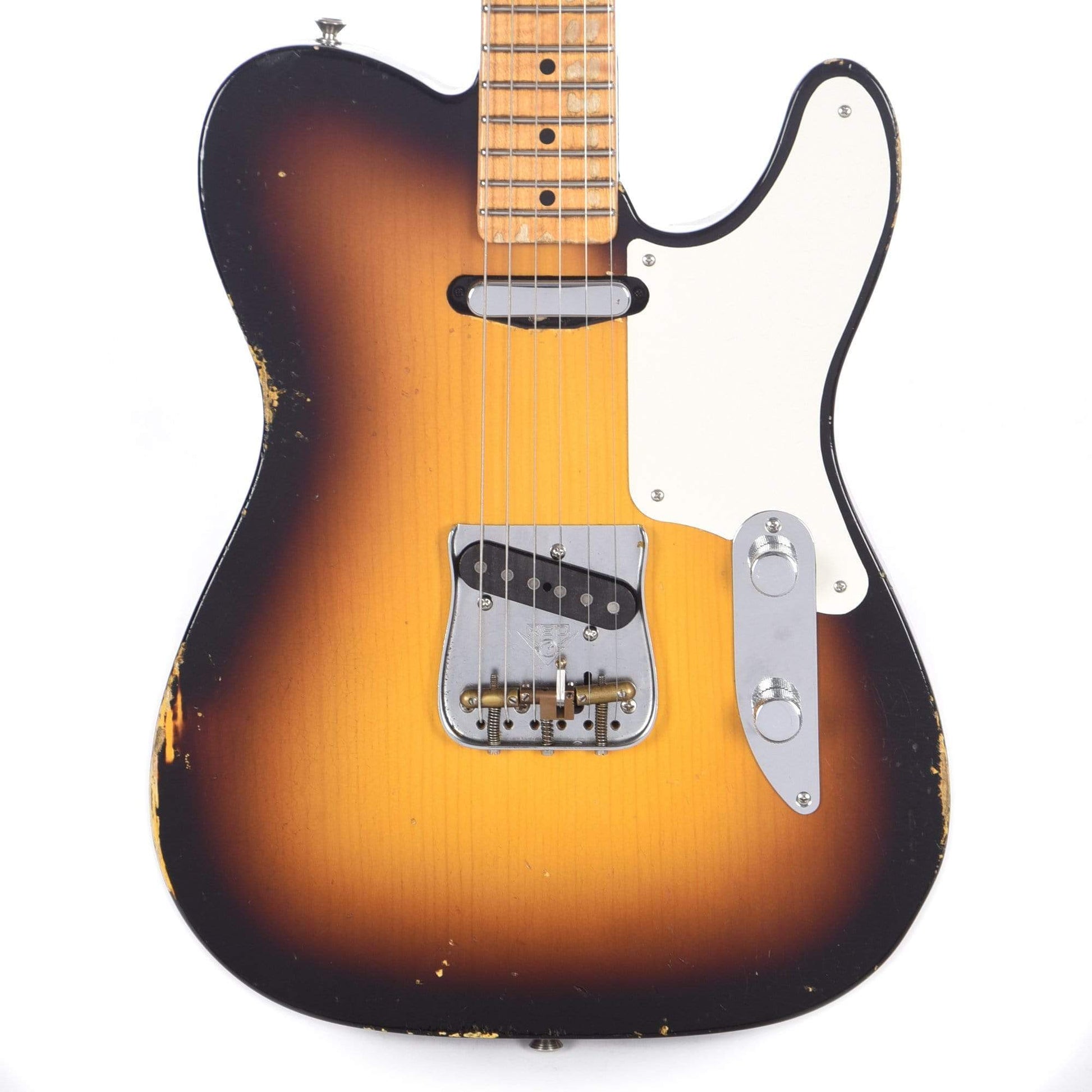 Fender Custom Shop 1954 Telecaster Relic 2-Color Sunburst Master Built by Chris Fleming Electric Guitars / Solid Body