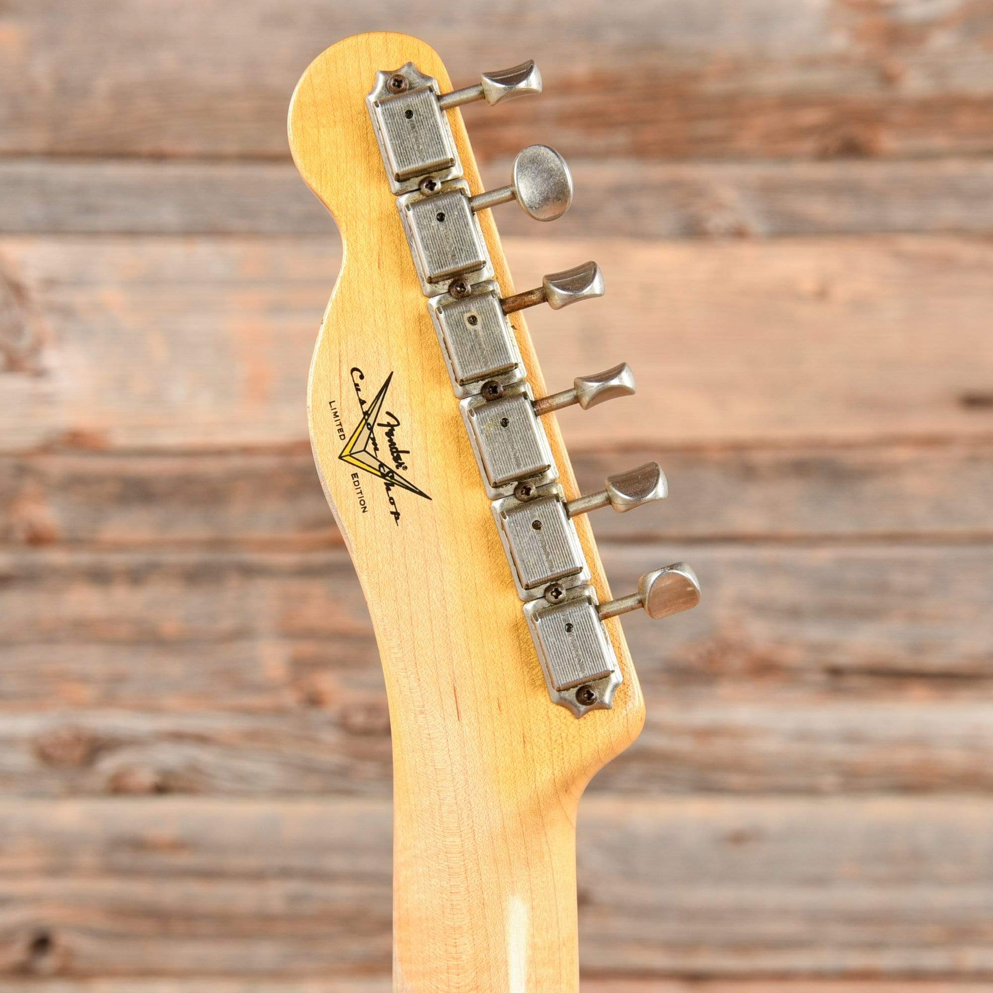 Fender Custom Shop 1955 Esquire Relic Aged White Blonde Electric Guitars / Solid Body