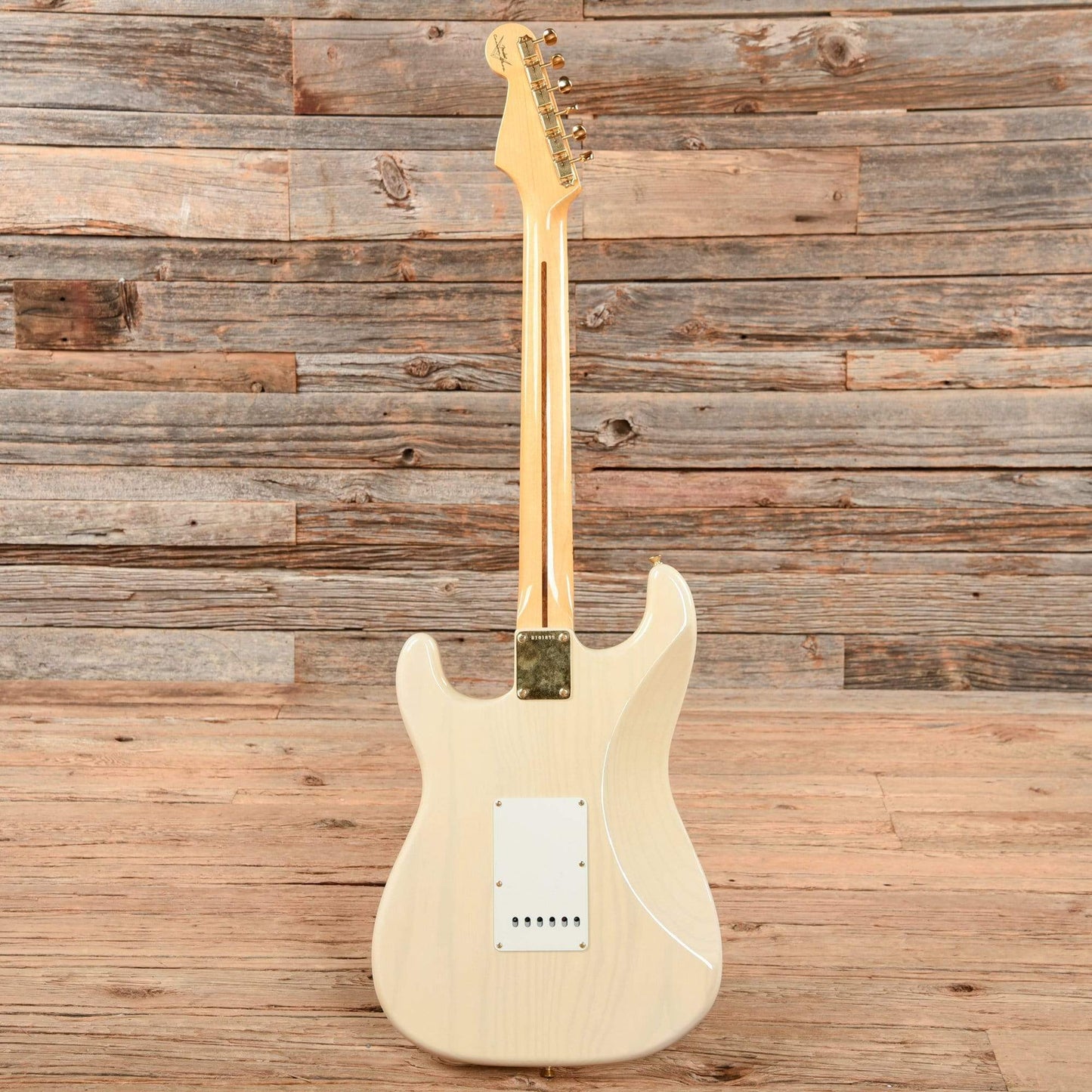 Fender Custom Shop 1955 Stratocaster "Chicago Special" DCC Super Aged White Blonde w/Gold Hardware 2021 Electric Guitars / Solid Body
