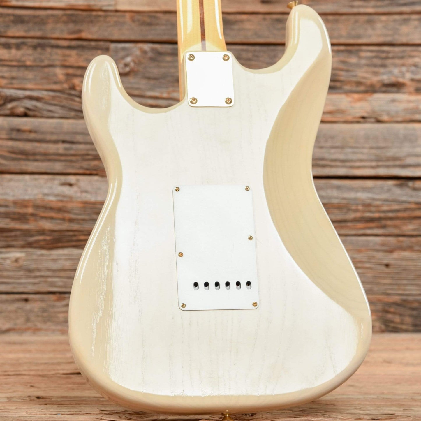 Fender Custom Shop 1955 Stratocaster "Chicago Special" DCC Super Aged White Blonde w/Gold Hardware 2021 Electric Guitars / Solid Body