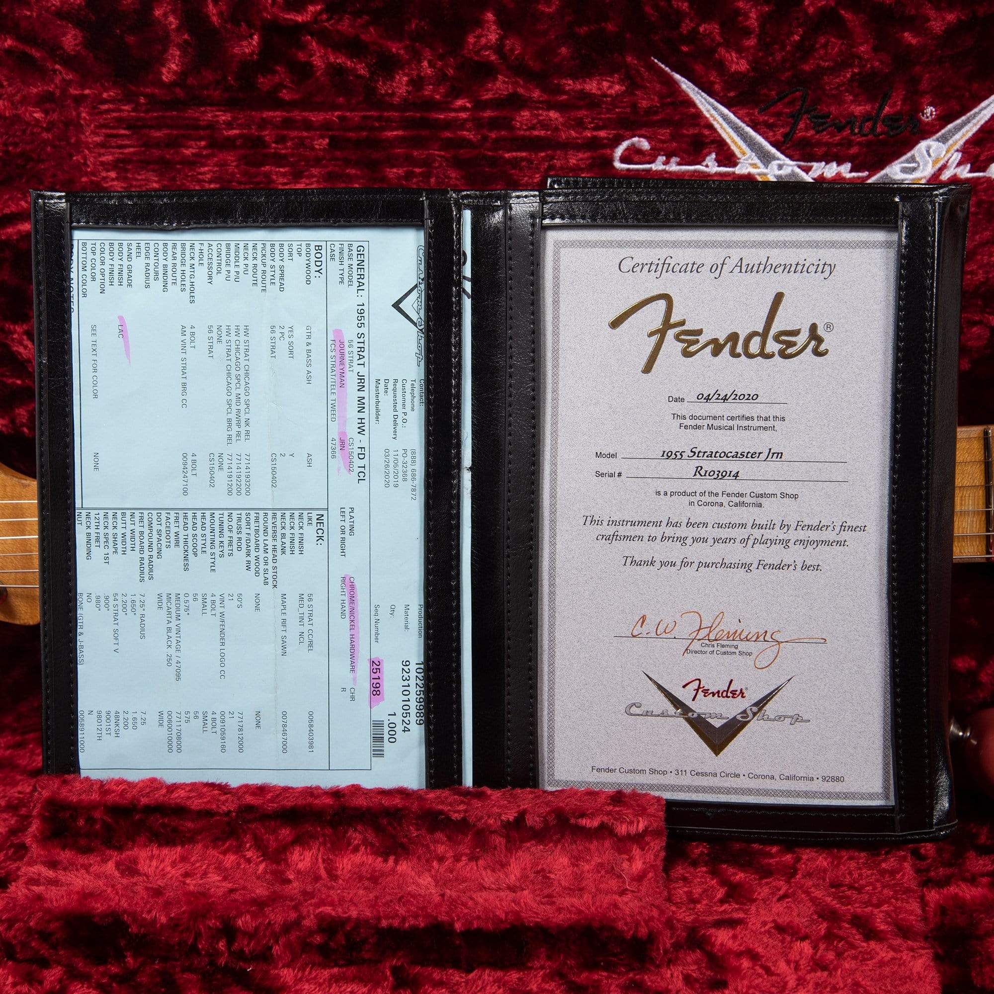 Fender Custom Shop 1955 Stratocaster 