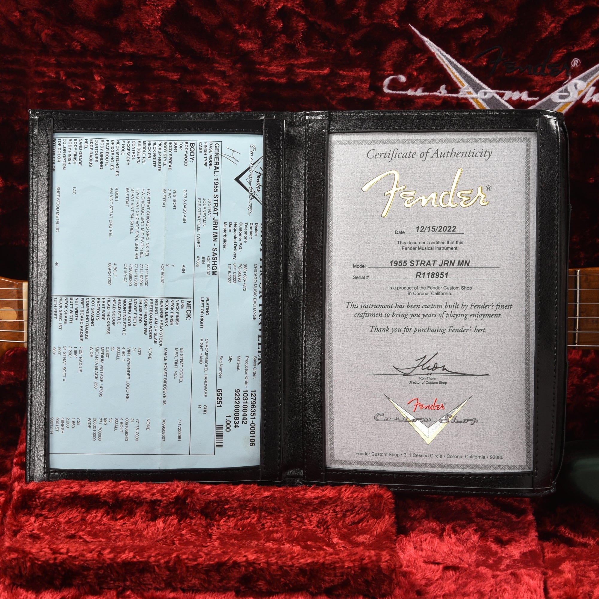 Fender Custom Shop 1955 Stratocaster 