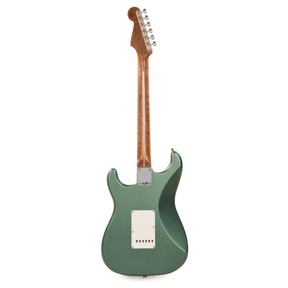 Fender Custom Shop 1955 Stratocaster "Chicago Special" Journeyman Super Aged Sherwood Green Metallic w/3A Roasted Birdseye Neck Electric Guitars / Solid Body