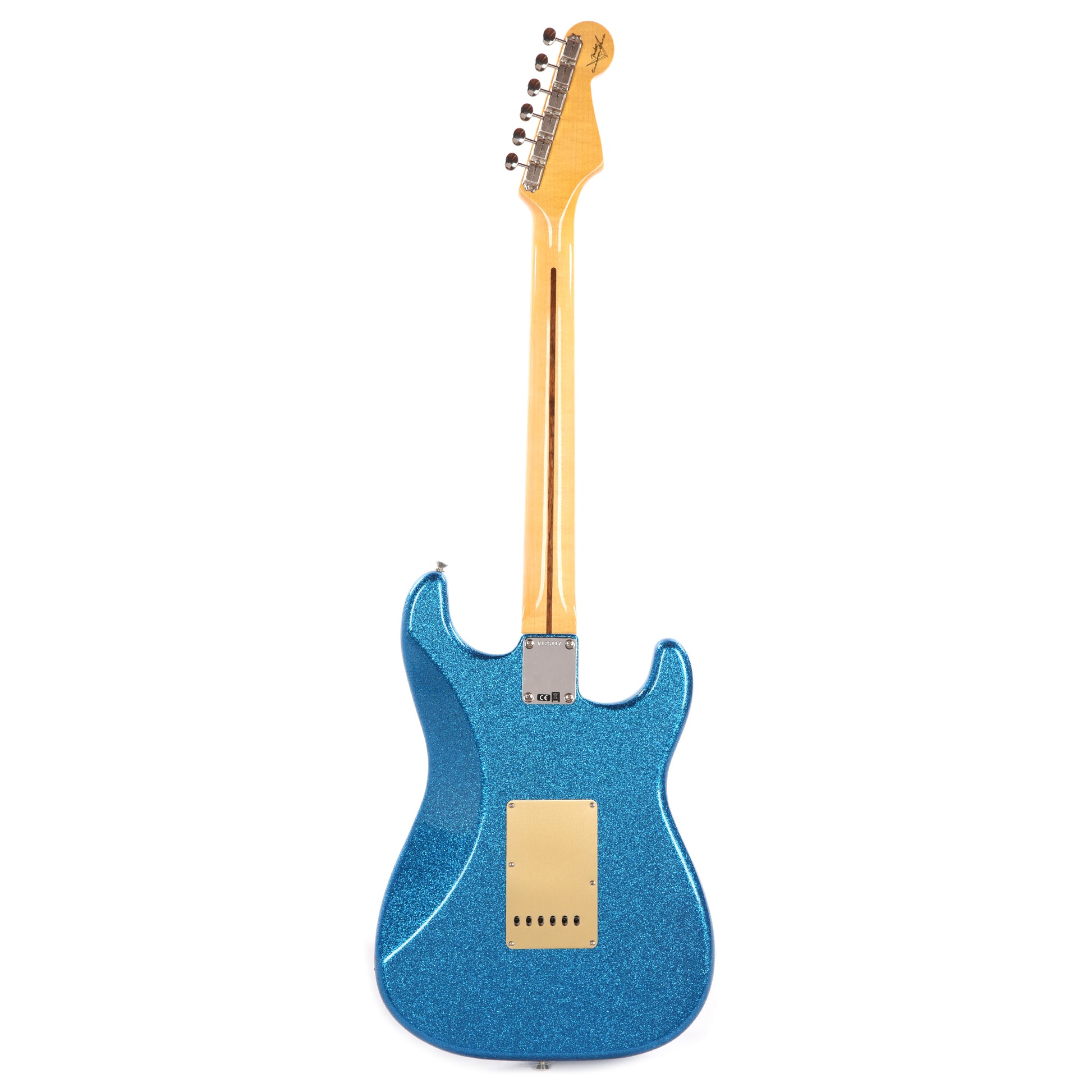 Fender Custom Shop 1955 Stratocaster "Chicago Special" LEFTY Deluxe Closet Classic Aged Blue Sparkle w/Anodized Gold Pickguard Electric Guitars / Solid Body