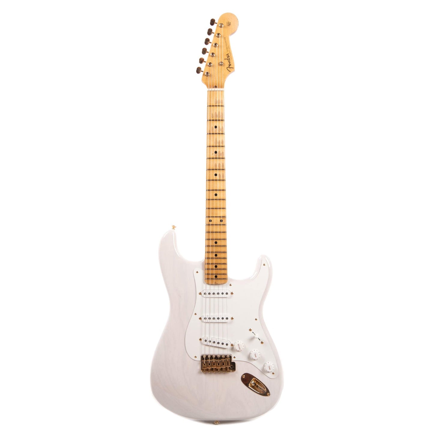 Fender Custom Shop 1955 Stratocaster "Chicago Special" Lush Closet Classic Aged White Blonde w/Gold Hardware Electric Guitars / Solid Body