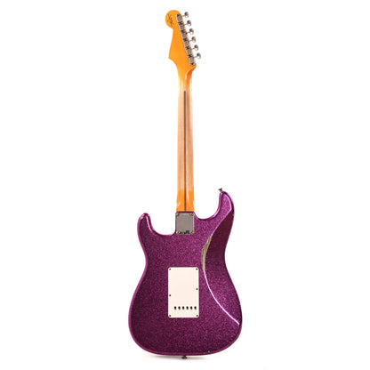 Fender Custom Shop 1955 Stratocaster "Chicago Special" Relic Faded Magenta Sparkle Electric Guitars / Solid Body