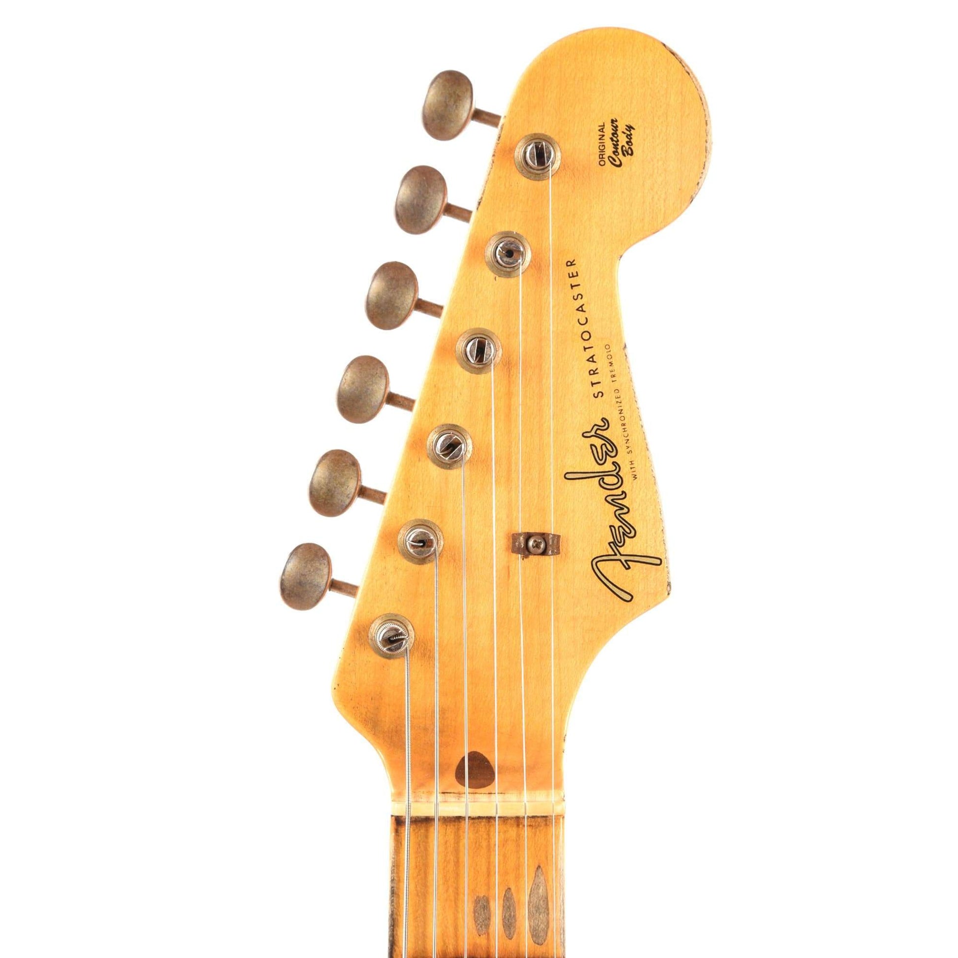 Fender Custom Shop 1955 Stratocaster "Chicago Special" Relic Faded Swamp Burst Electric Guitars / Solid Body