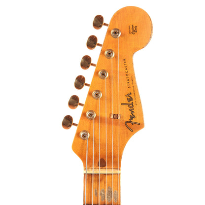 Fender Custom Shop 1955 Stratocaster "Chicago Special" Relic Super Faded Wide Fade Chocolate 2-Color Sunburst w/Gold Hardware & Gold Pickguard Electric Guitars / Solid Body