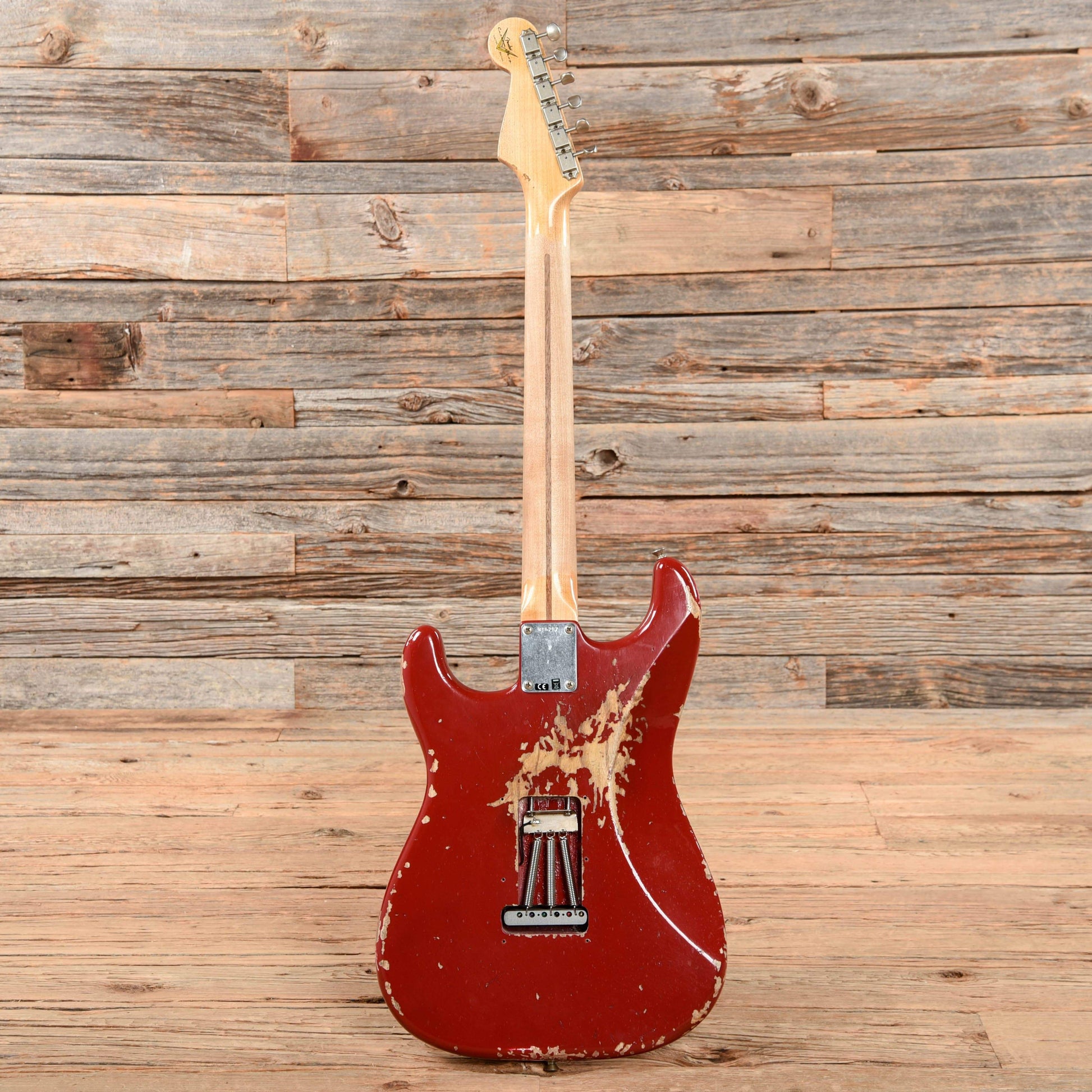 Fender Custom Shop 1955 Stratocaster "Wildwood 10" Heavy Relic Dakota Red 2019 Electric Guitars / Solid Body