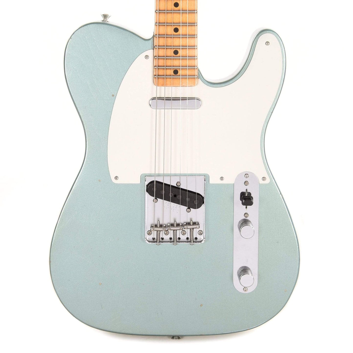 Fender Custom Shop 1955 Telecaster "Chicago Special" Journeyman Relic Aged Firemist Silver Electric Guitars / Solid Body