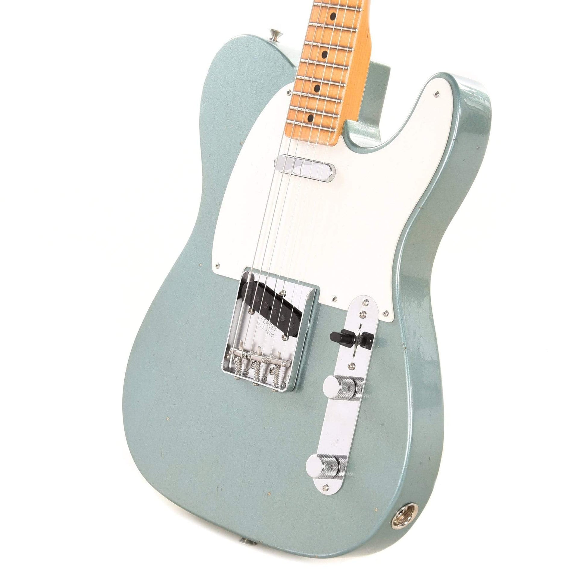 Fender Custom Shop 1955 Telecaster "Chicago Special" Journeyman Relic Aged Firemist Silver Electric Guitars / Solid Body