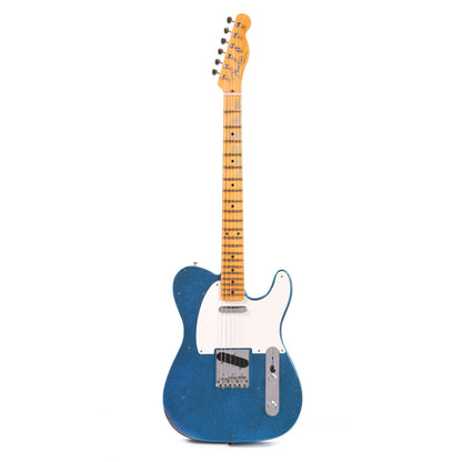 Fender Custom Shop 1955 Telecaster "Chicago Special" Relic Super Faded Aged Blue Sparkle Electric Guitars / Solid Body