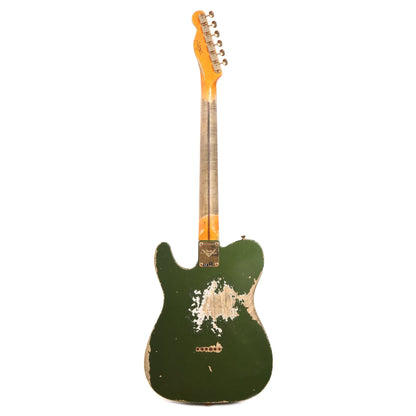 Fender Custom Shop 1955 Telecaster "Chicago Special" Super Heavy Relic Aged Cadillac Green w/AA Flame Quartersawn Neck & Gold Hardware Electric Guitars / Solid Body