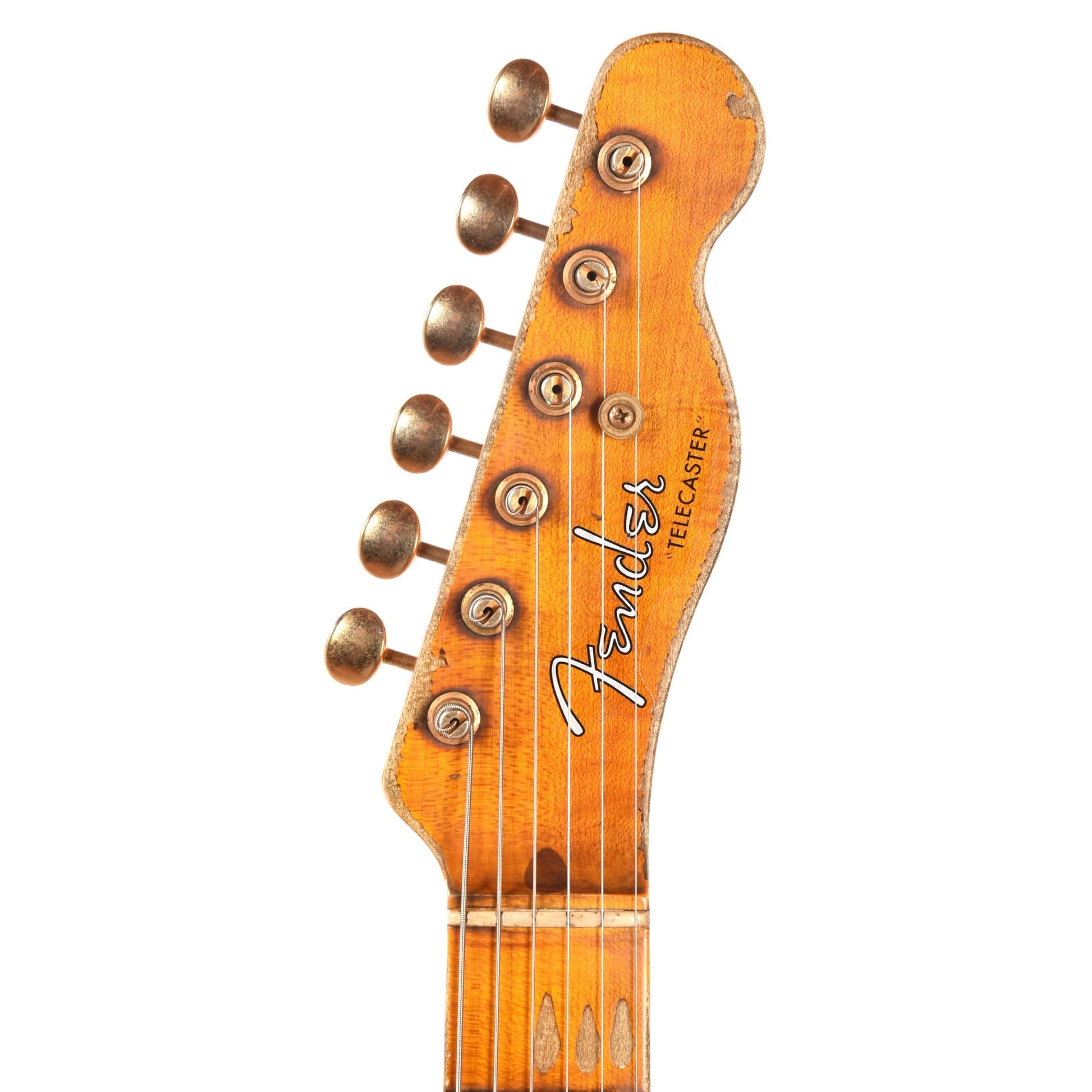 Fender Custom Shop 1955 Telecaster "Chicago Special" Super Heavy Relic Aged Cadillac Green w/AA Flame Quartersawn Neck & Gold Hardware Electric Guitars / Solid Body