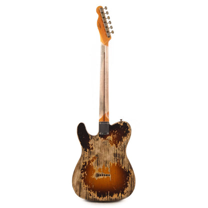 Fender Custom Shop 1955 Telecaster "Chicago Special" Super Heavy Relic Faded Wide Fade Chocolate 2-Color Sunburst w/AA Flame Quartersawn Neck Electric Guitars / Solid Body
