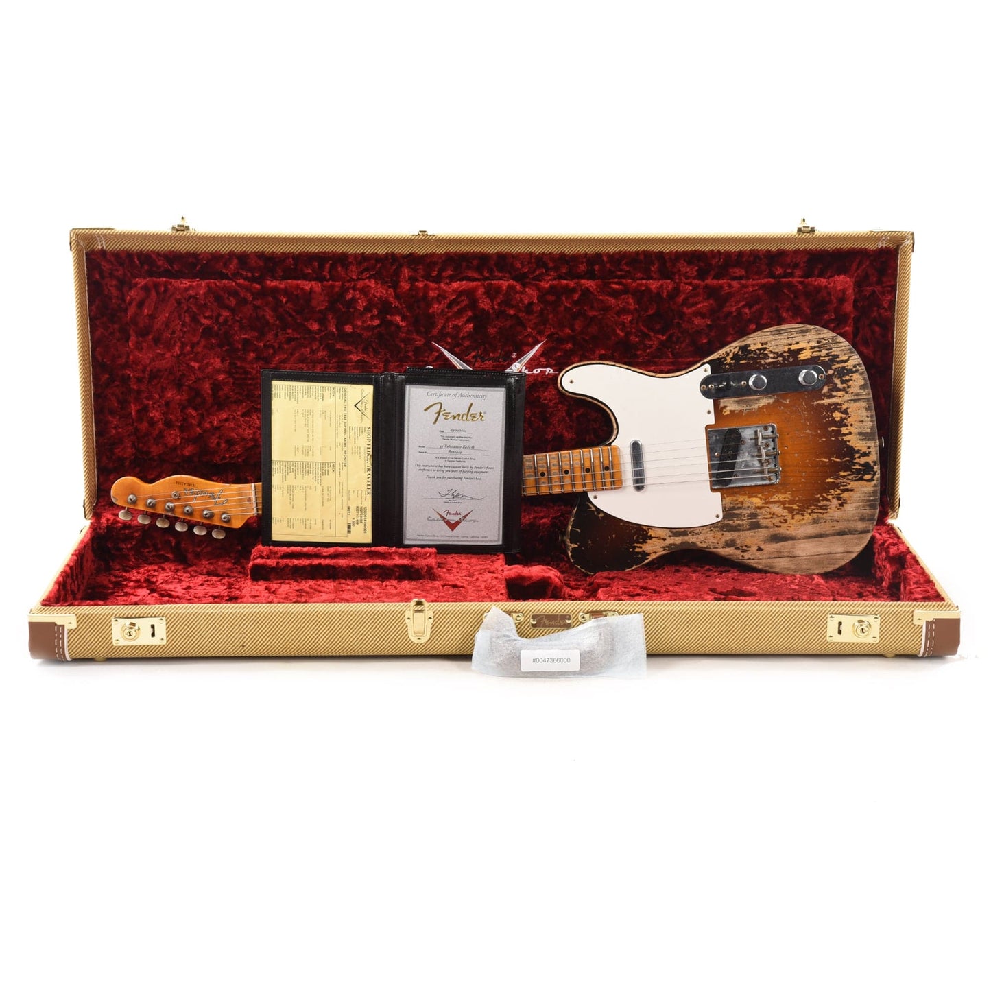 Fender Custom Shop 1955 Telecaster "Chicago Special" Super Heavy Relic Faded Wide Fade Chocolate 2-Color Sunburst w/AA Flame Quartersawn Neck Electric Guitars / Solid Body