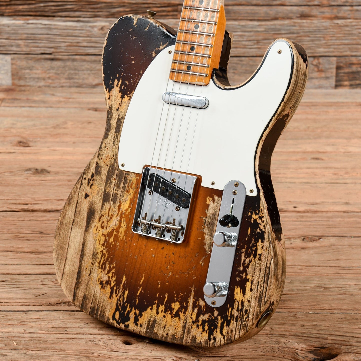 Fender Custom Shop 1955 Telecaster "Chicago Special" Super Heavy Relic Wide Fade Chocolate 2-Color Sunburst 2022 Electric Guitars / Solid Body