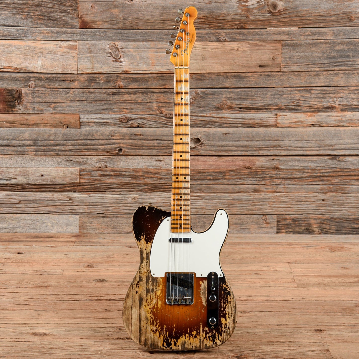 Fender Custom Shop 1955 Telecaster "Chicago Special" Super Heavy Relic Wide Fade Chocolate 2-Color Sunburst 2022 Electric Guitars / Solid Body