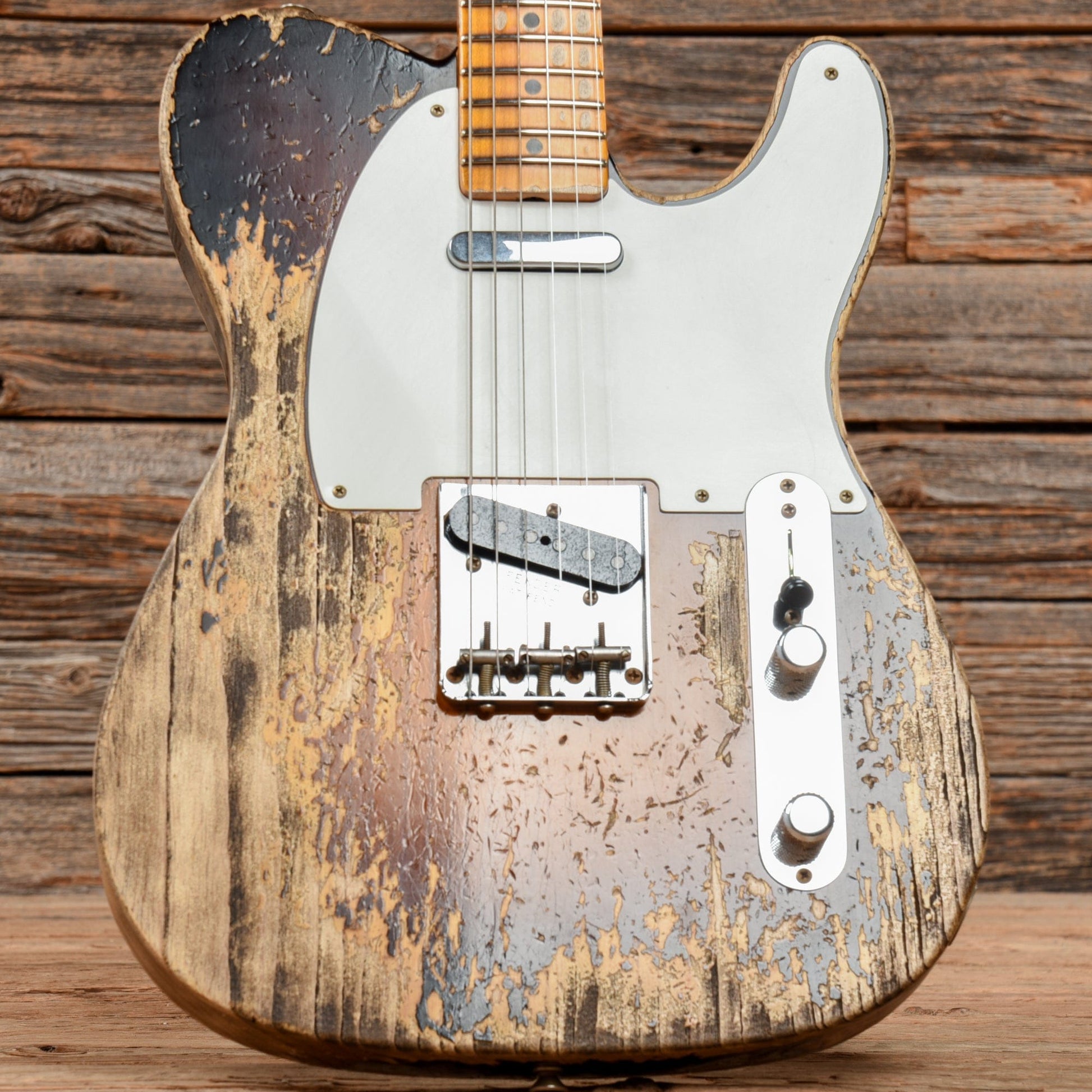 Fender Custom Shop 1955 Telecaster "Chicago Special" Super Heavy Relic Wide Fade Chocolate 2-Color Sunburst 2022 Electric Guitars / Solid Body