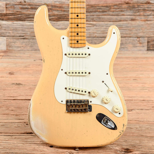 Fender Custom Shop 1956 Stratocaster Ash Heavy Relic Nocaster Blonde 2014 Electric Guitars / Solid Body