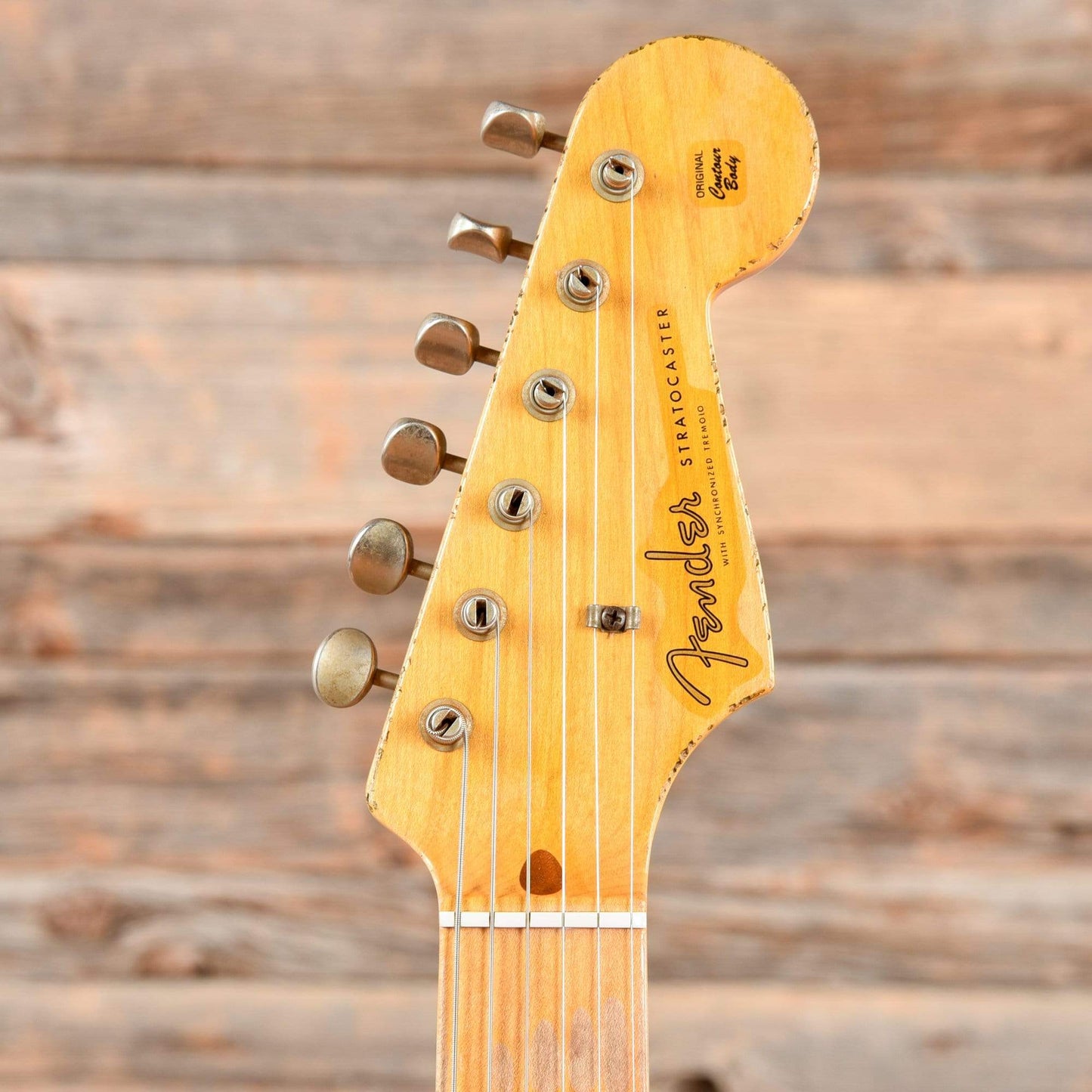 Fender Custom Shop 1956 Stratocaster Ash Heavy Relic Nocaster Blonde 2014 Electric Guitars / Solid Body