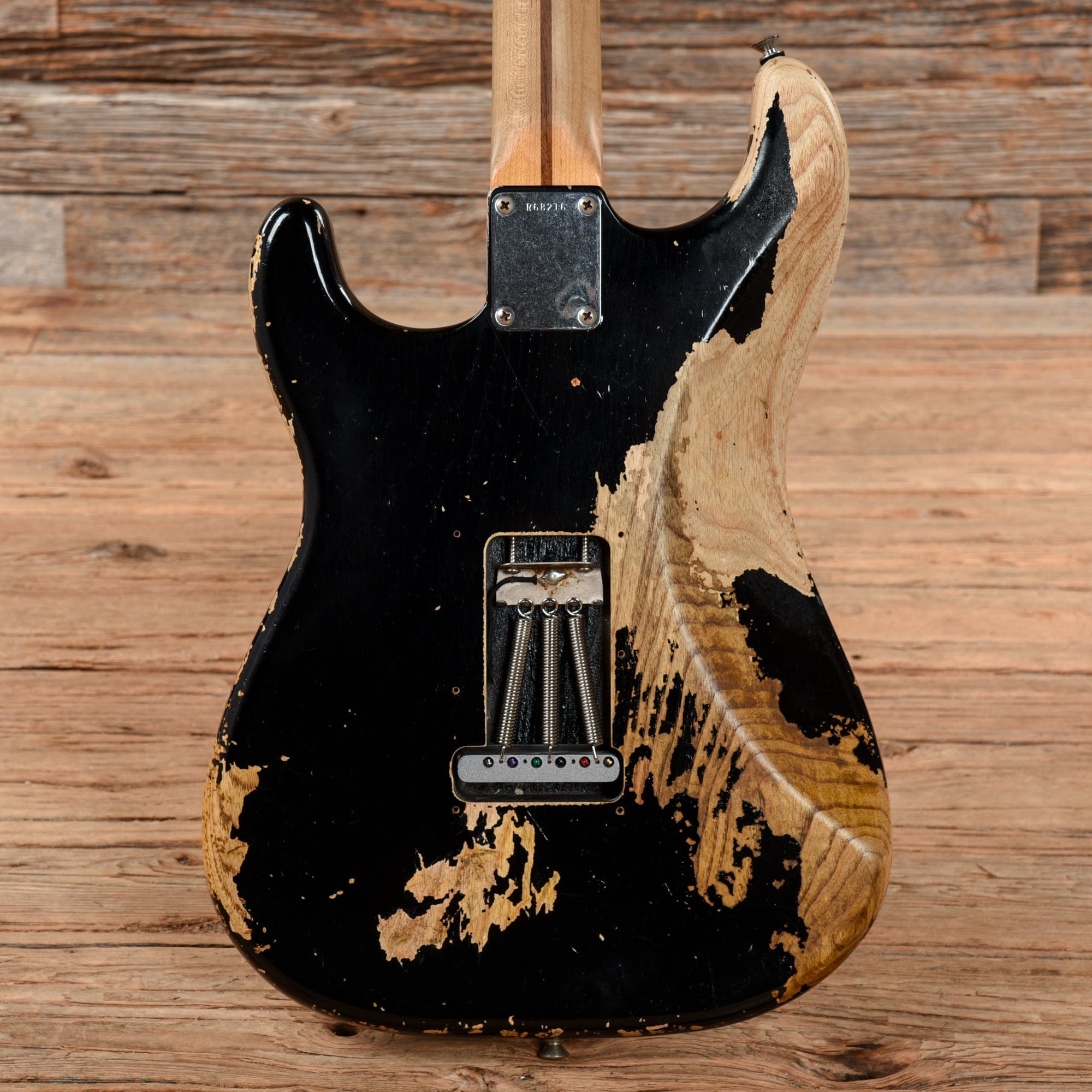 Fender Custom Shop 1956 Stratocaster Heavy Relic Black 2011 Electric Guitars / Solid Body