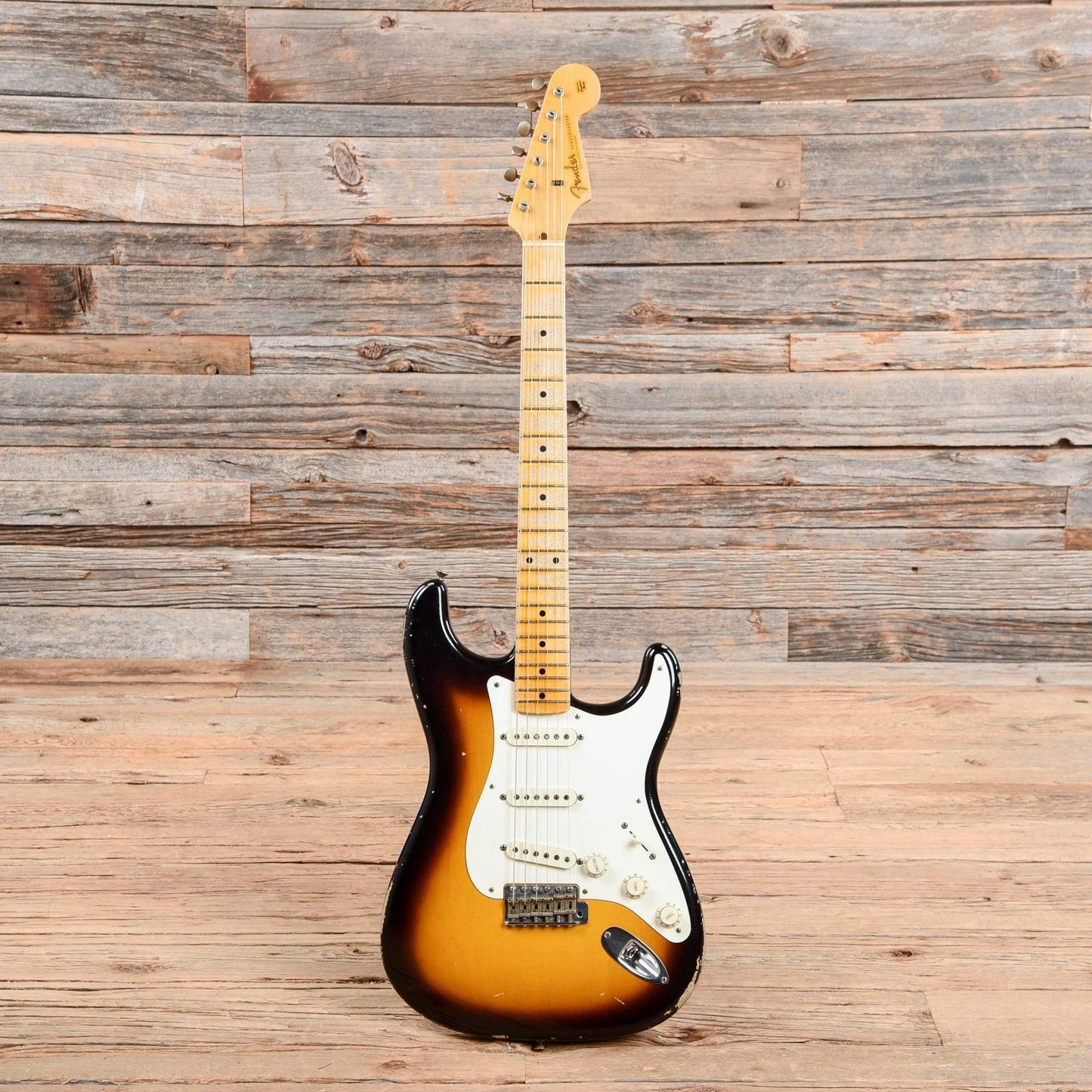 Fender Custom Shop 1956 Stratocaster Relic Active Todd Krause Masterbuilt Sunburst 2014 Electric Guitars / Solid Body