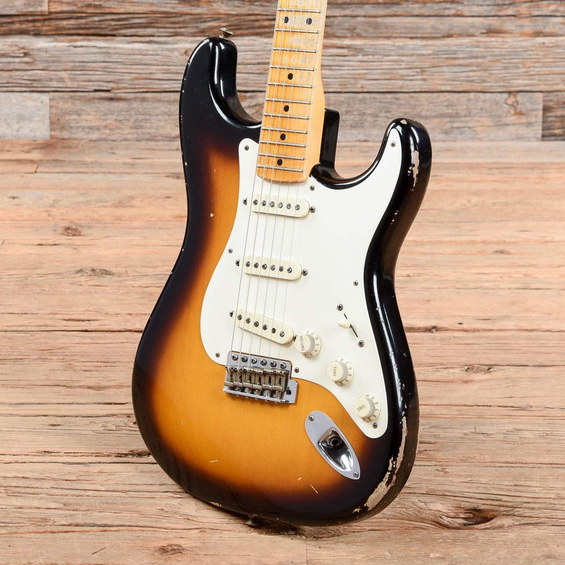 Fender Custom Shop 1956 Stratocaster Relic Active Todd Krause Masterbuilt Sunburst 2014 Electric Guitars / Solid Body