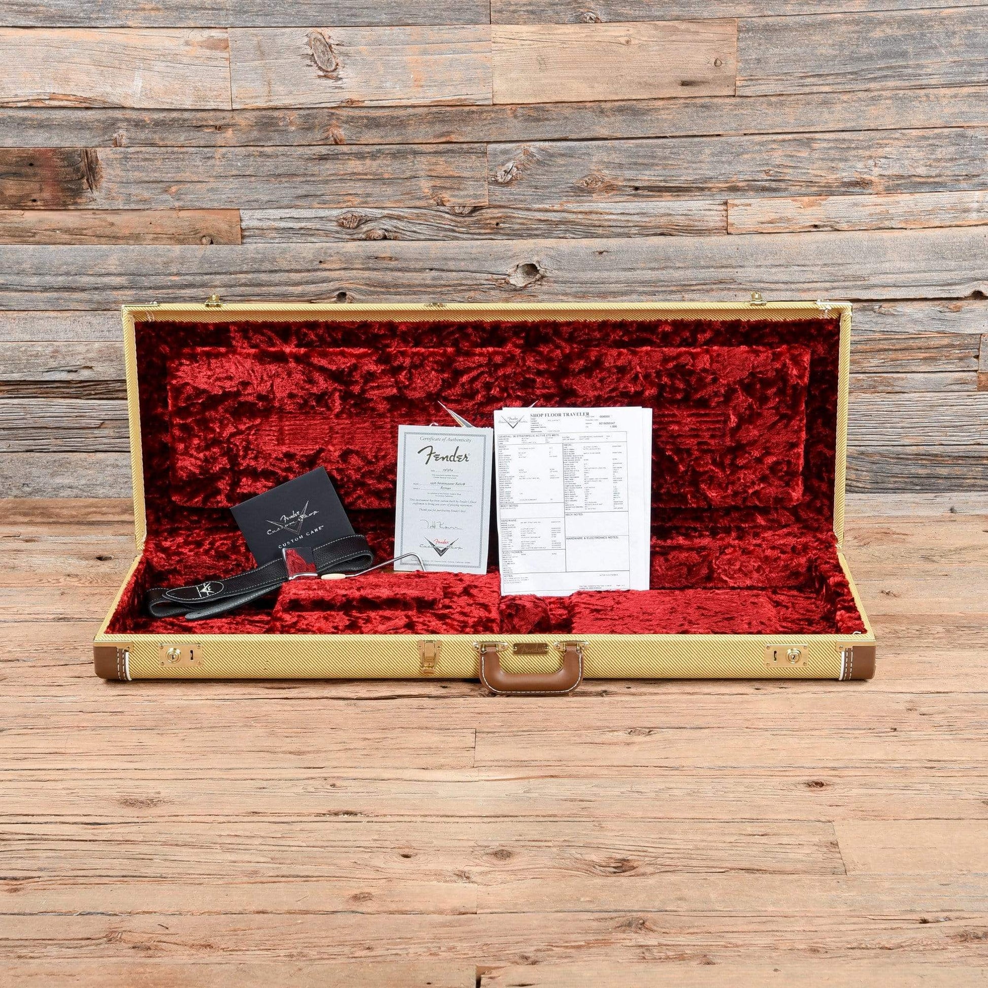 Fender Custom Shop 1956 Stratocaster Relic Active Todd Krause Masterbuilt Sunburst 2014 Electric Guitars / Solid Body