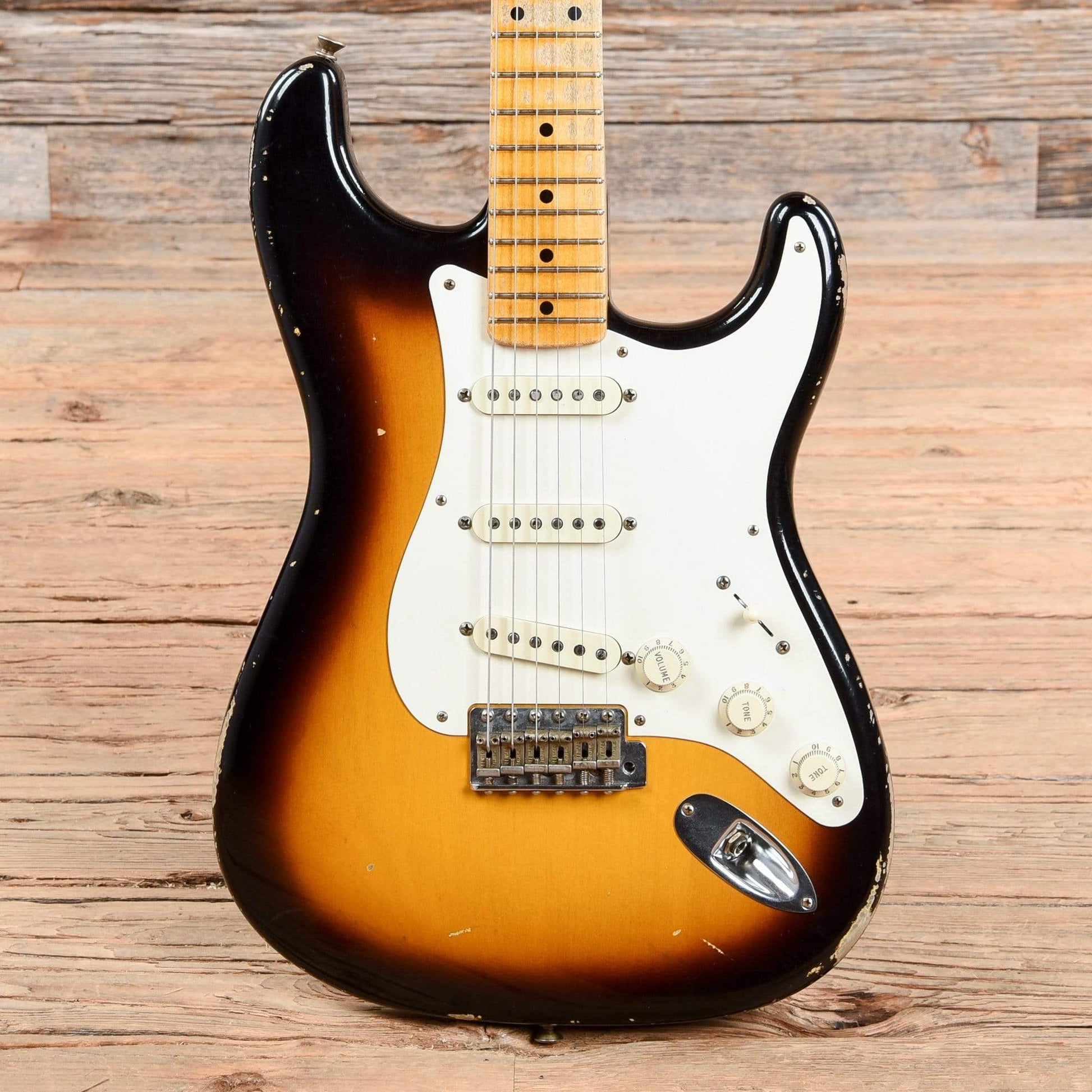Fender Custom Shop 1956 Stratocaster Relic Active Todd Krause Masterbuilt Sunburst 2014 Electric Guitars / Solid Body