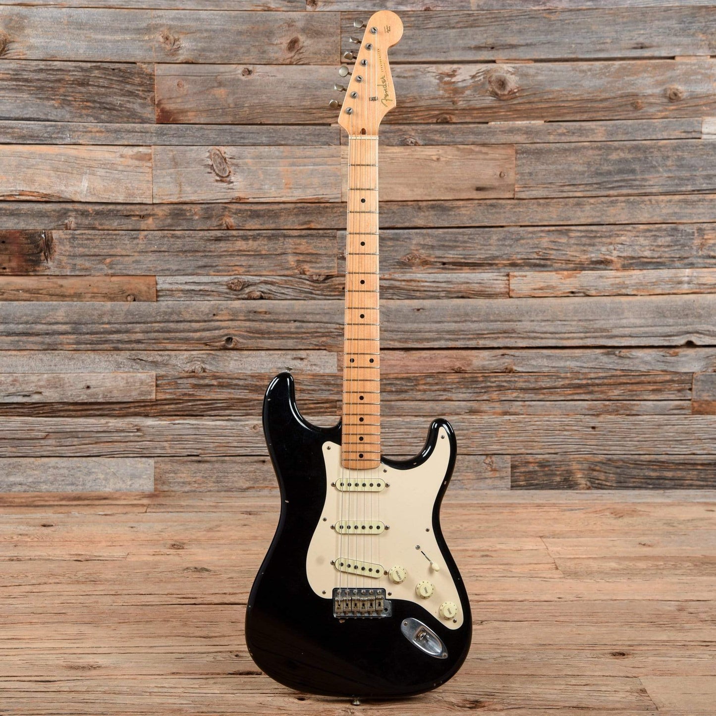 Fender Custom Shop 1956 Stratocaster Relic Black 2003 Electric Guitars / Solid Body