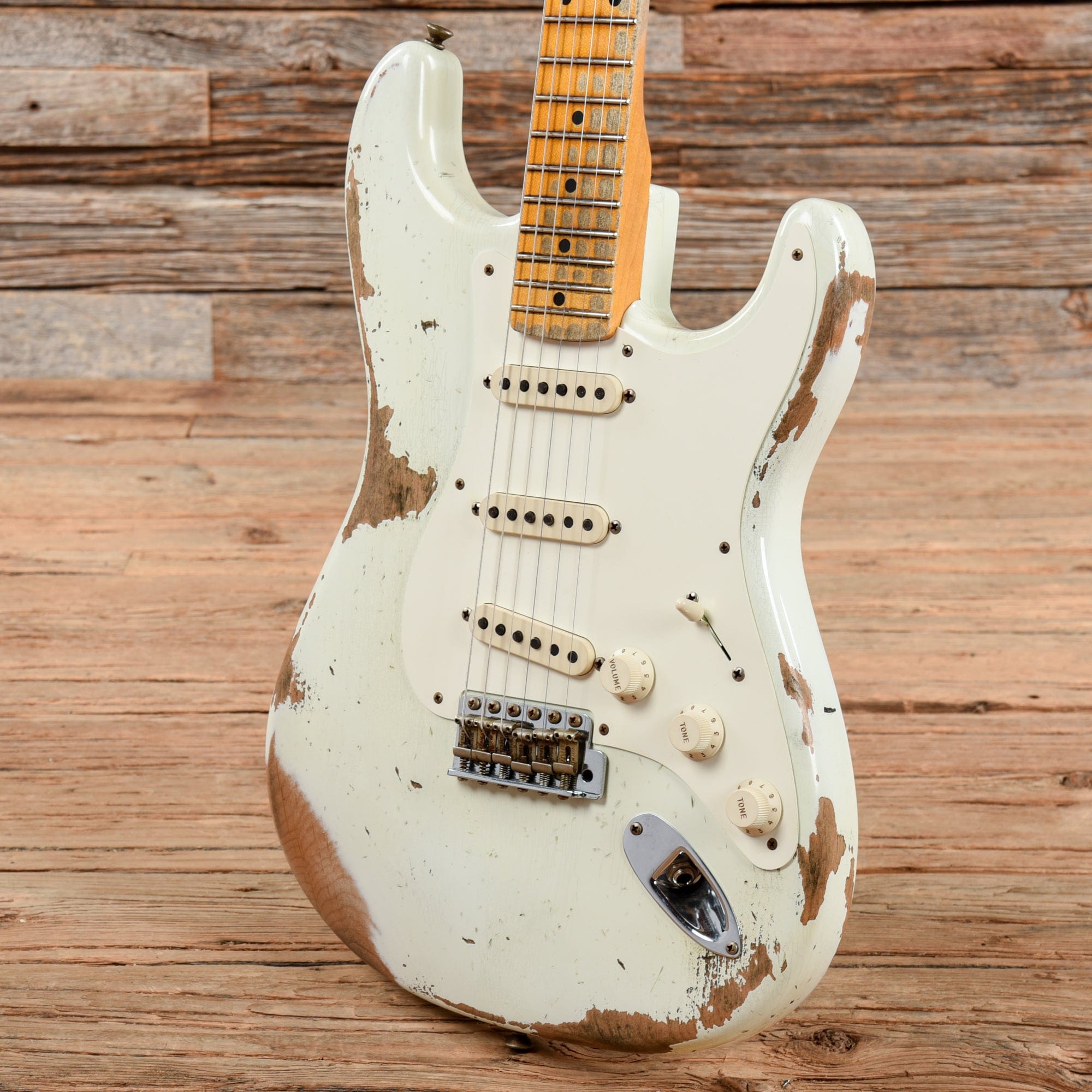 ギター CUSTOM STRATOCASTER RELIC OLYMPIC WHITE 1548-