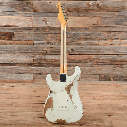 Fender Custom Shop 1956 Stratocaster Relic Olympic White 2020 Electric Guitars / Solid Body
