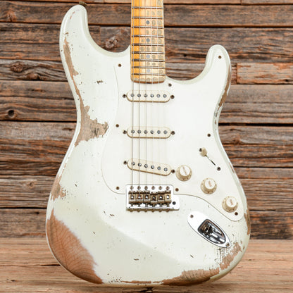 Fender Custom Shop 1956 Stratocaster Relic Olympic White 2020 Electric Guitars / Solid Body