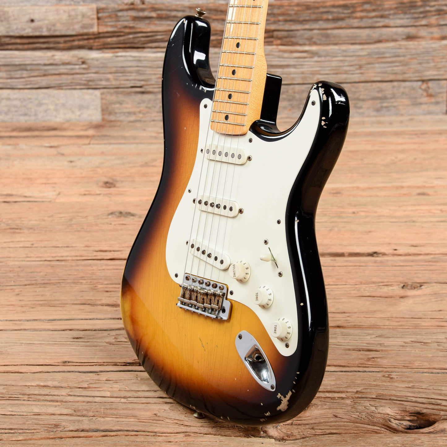 Fender Custom Shop 1956 Stratocaster Relic Sunburst 2009 Electric Guitars / Solid Body