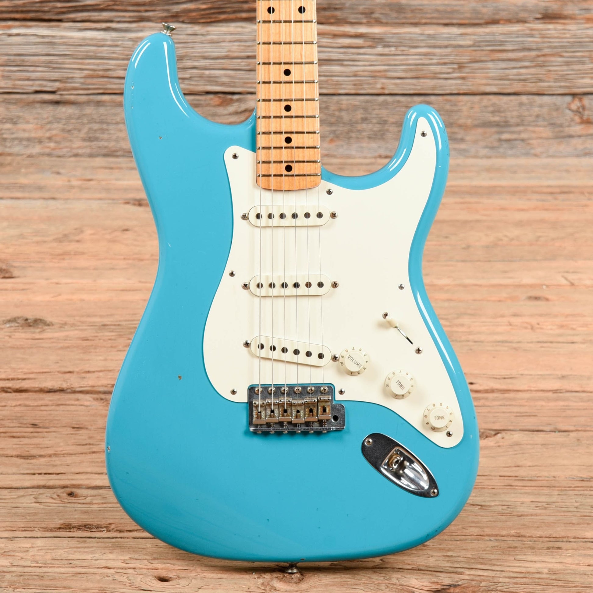 Fender Custom Shop 1956 Stratocaster Relic Taos Turquoise 2005 Electric Guitars / Solid Body