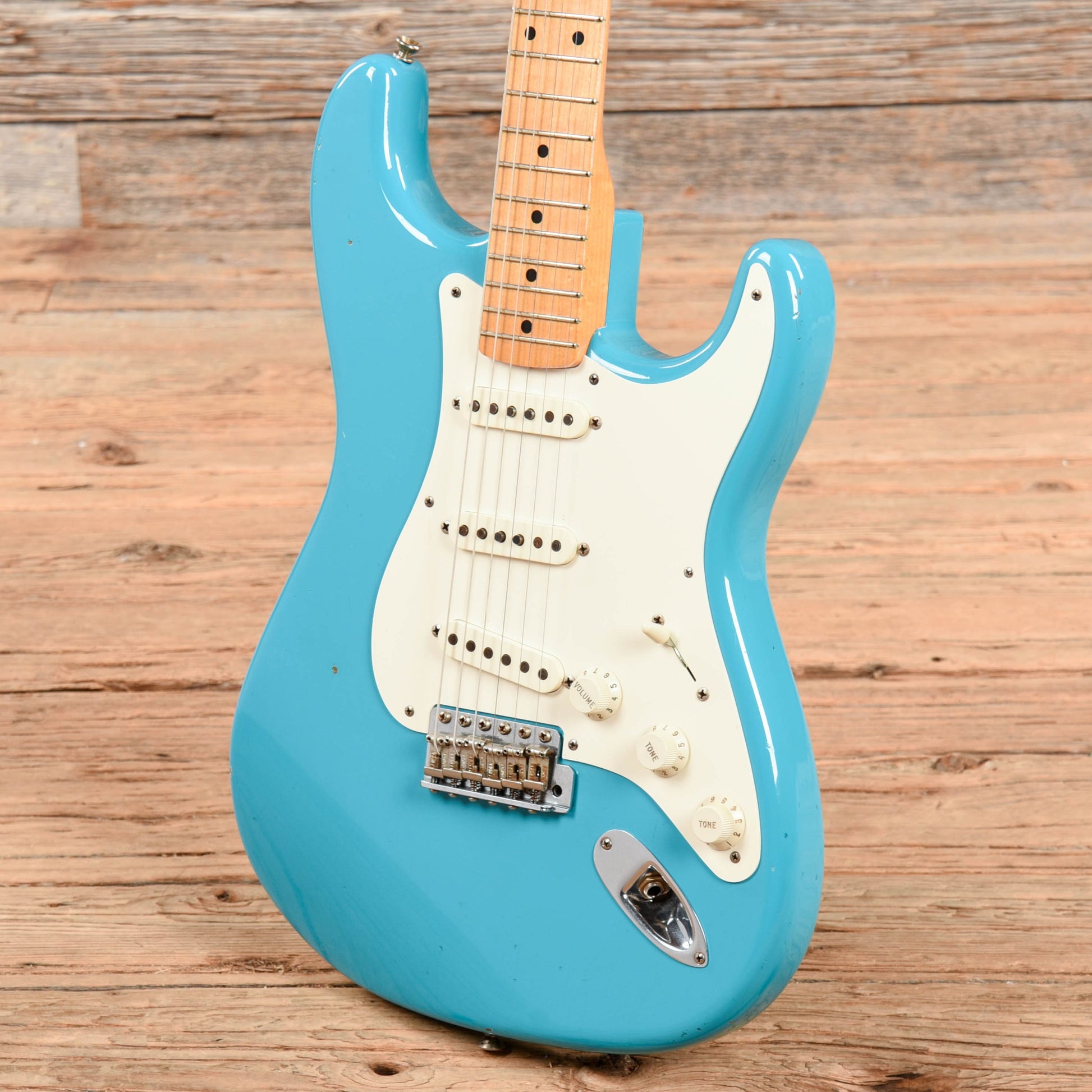Fender Custom Shop 1956 Stratocaster Relic Taos Turquoise 2005 Electric Guitars / Solid Body