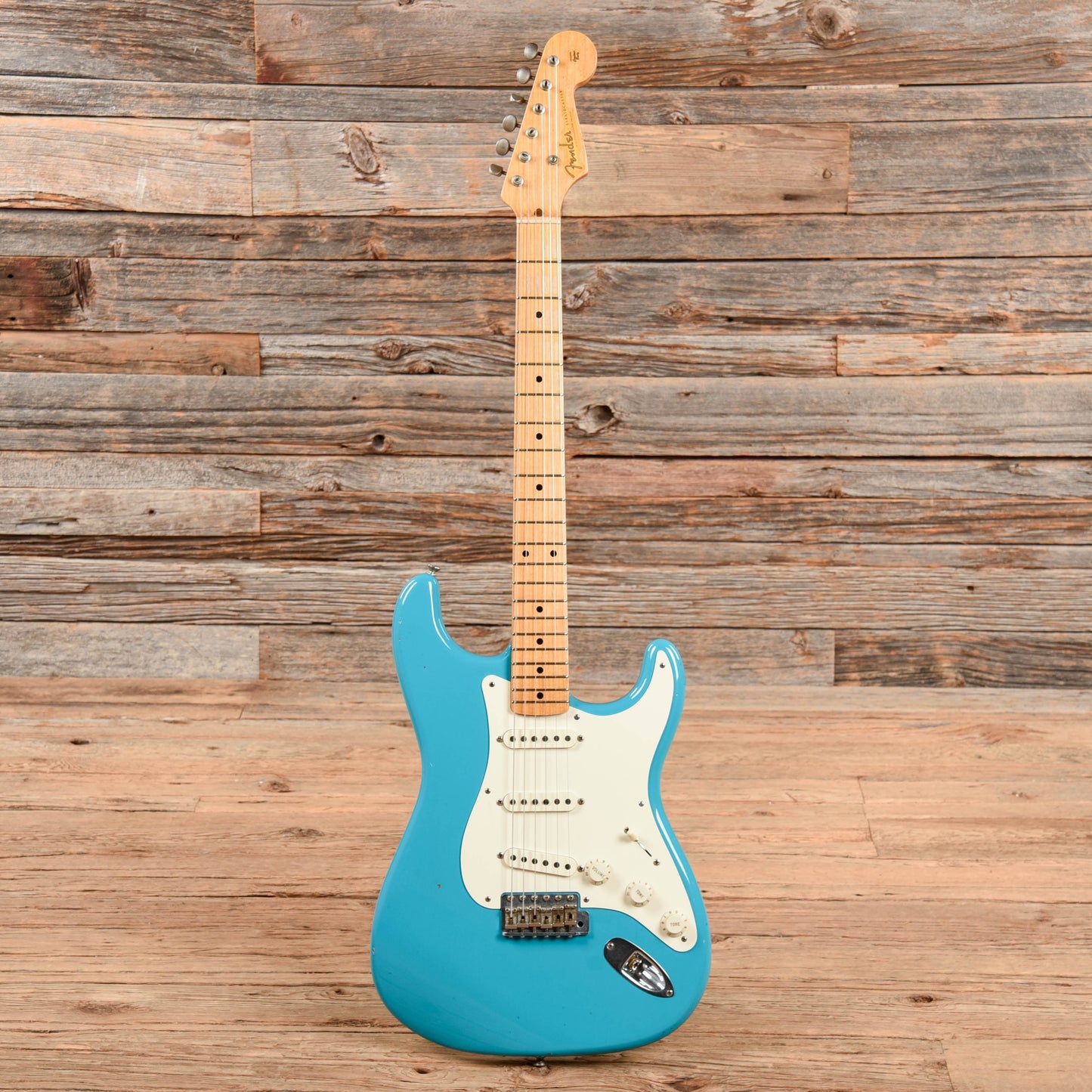 Fender Custom Shop 1956 Stratocaster Relic Taos Turquoise 2005 Electric Guitars / Solid Body
