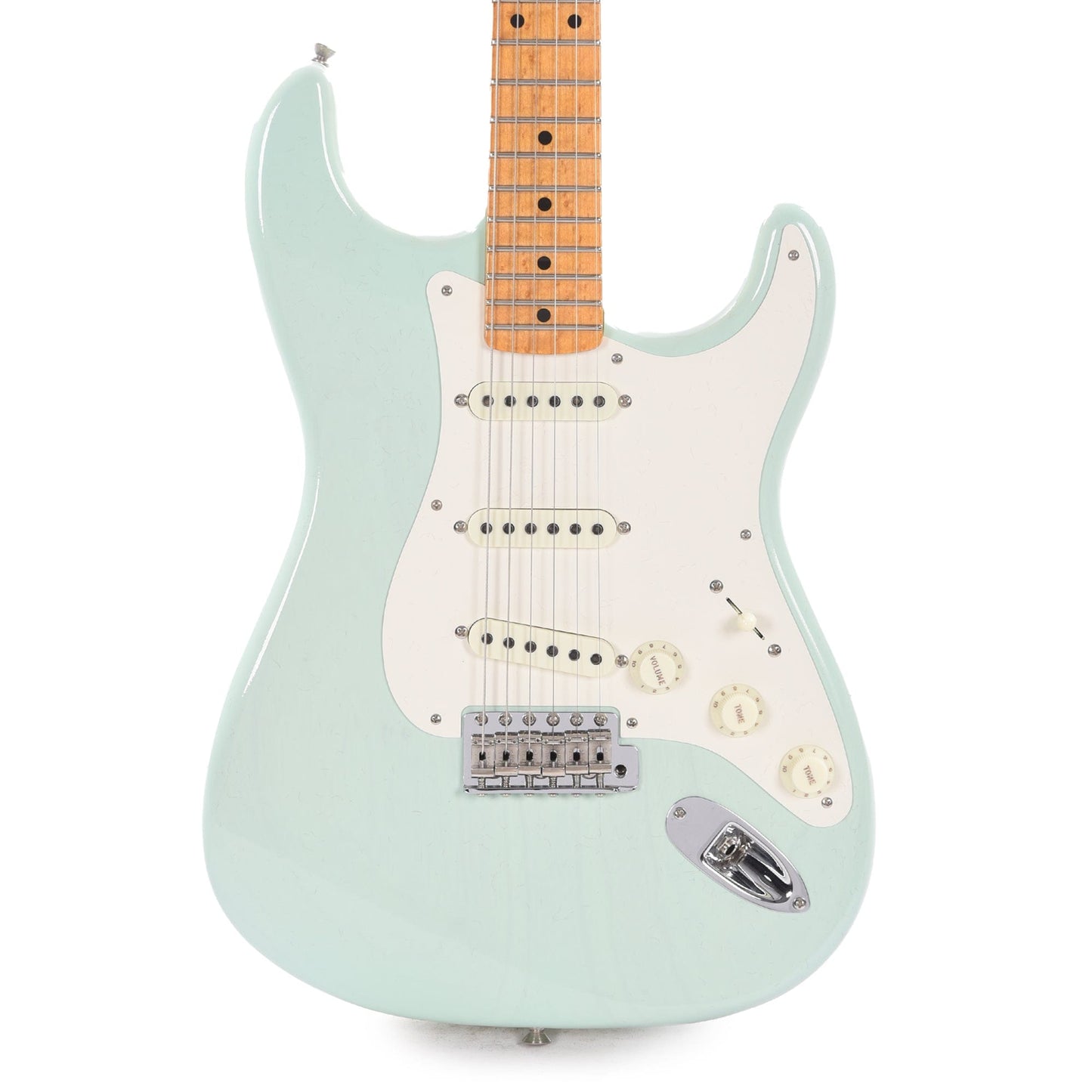 Fender Custom Shop 1957 Stratocaster "Chicago Special" DCC Super Faded Trans Surf Green w/3A Birdseye Neck Electric Guitars / Solid Body