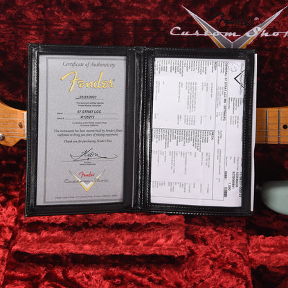 Fender Custom Shop 1957 Stratocaster "Chicago Special" DCC Super Faded Trans Surf Green w/3A Birdseye Neck Electric Guitars / Solid Body