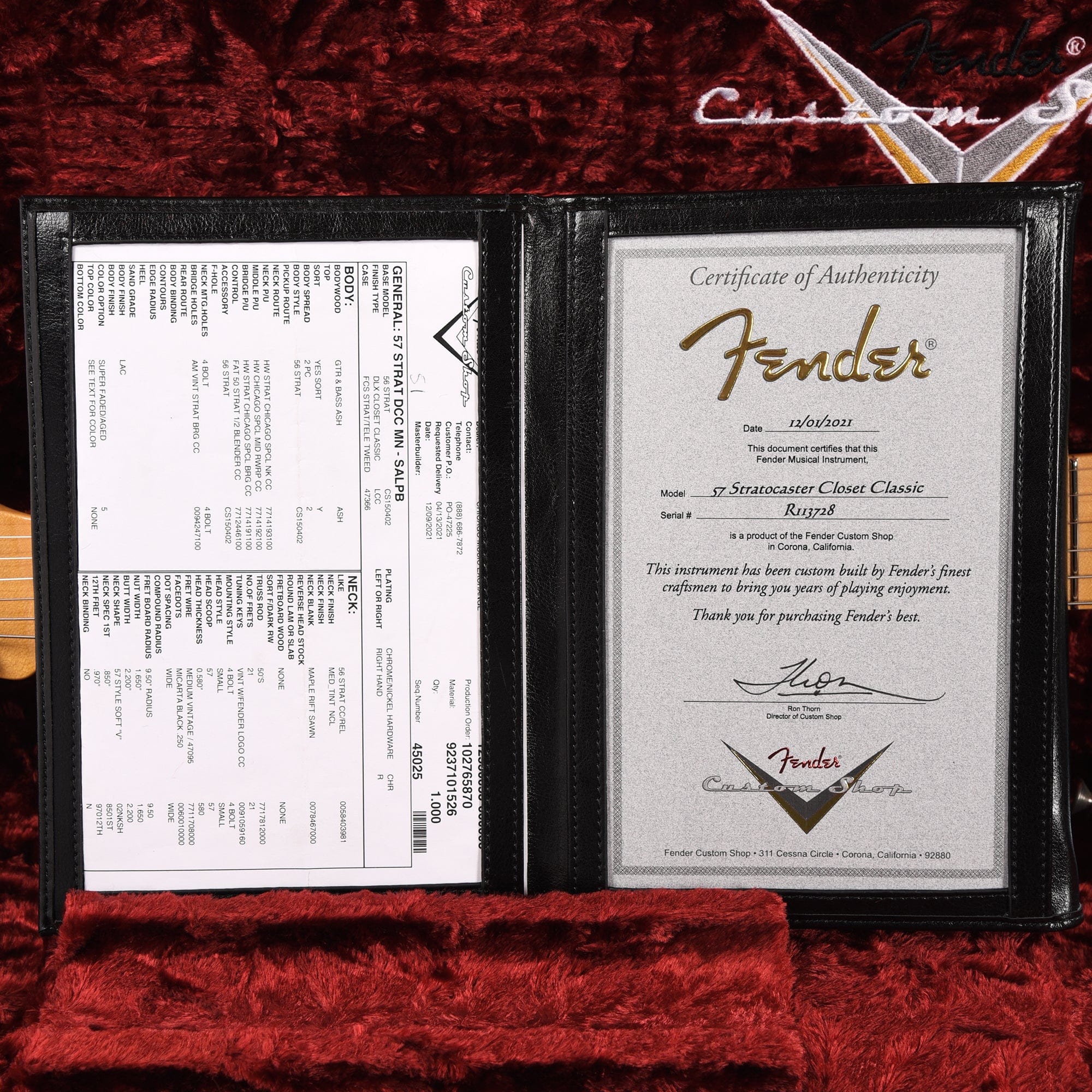 Fender Custom Shop 1957 Stratocaster 