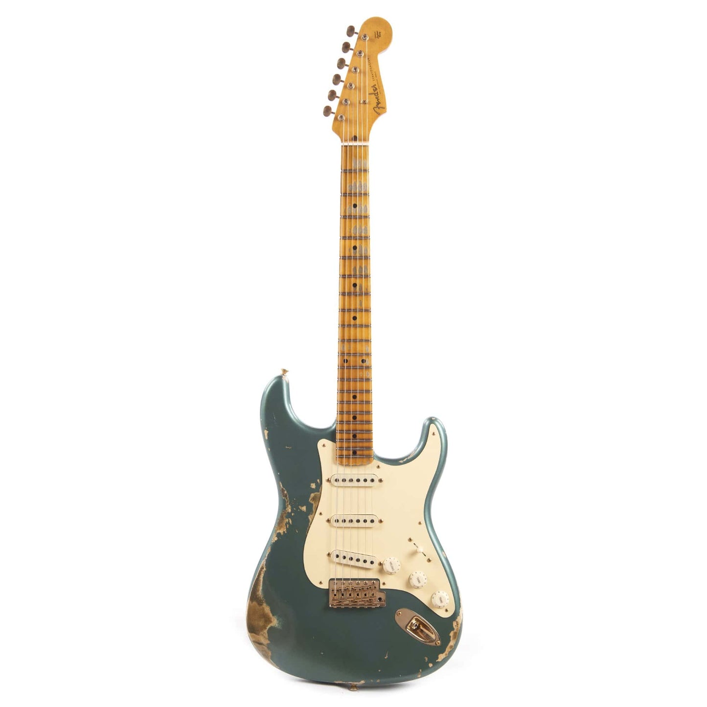 Fender Custom Shop 1957 Stratocaster "Chicago Special" Heavy Relic Aged Sherwood Green Metallic w/Gold Hardware Electric Guitars / Solid Body