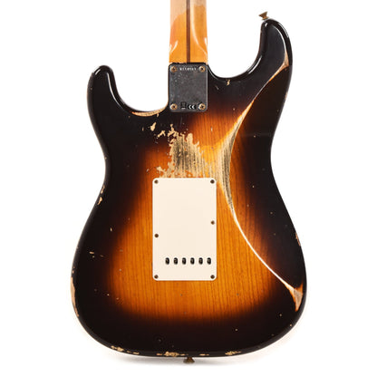 Fender Custom Shop 1957 Stratocaster "Chicago Special" Heavy Relic Aged Wide Fade Chocolate 2-Tone Sunburst Electric Guitars / Solid Body