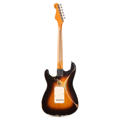 Fender Custom Shop 1957 Stratocaster "Chicago Special" Heavy Relic Aged Wide Fade Chocolate 2-Tone Sunburst Electric Guitars / Solid Body