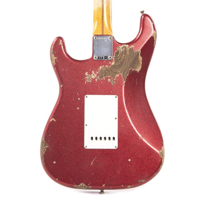 Fender Custom Shop 1957 Stratocaster "Chicago Special" Heavy Relic Faded/Aged Red Sparkle Electric Guitars / Solid Body