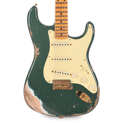 Fender Custom Shop 1957 Stratocaster "Chicago Special" Heavy Relic MN Aged Sherwood Green Metallic w/Gold Hardware Electric Guitars / Solid Body