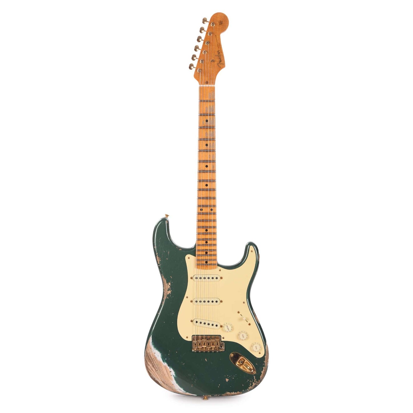 Fender Custom Shop 1957 Stratocaster "Chicago Special" Heavy Relic MN Aged Sherwood Green Metallic w/Gold Hardware Electric Guitars / Solid Body