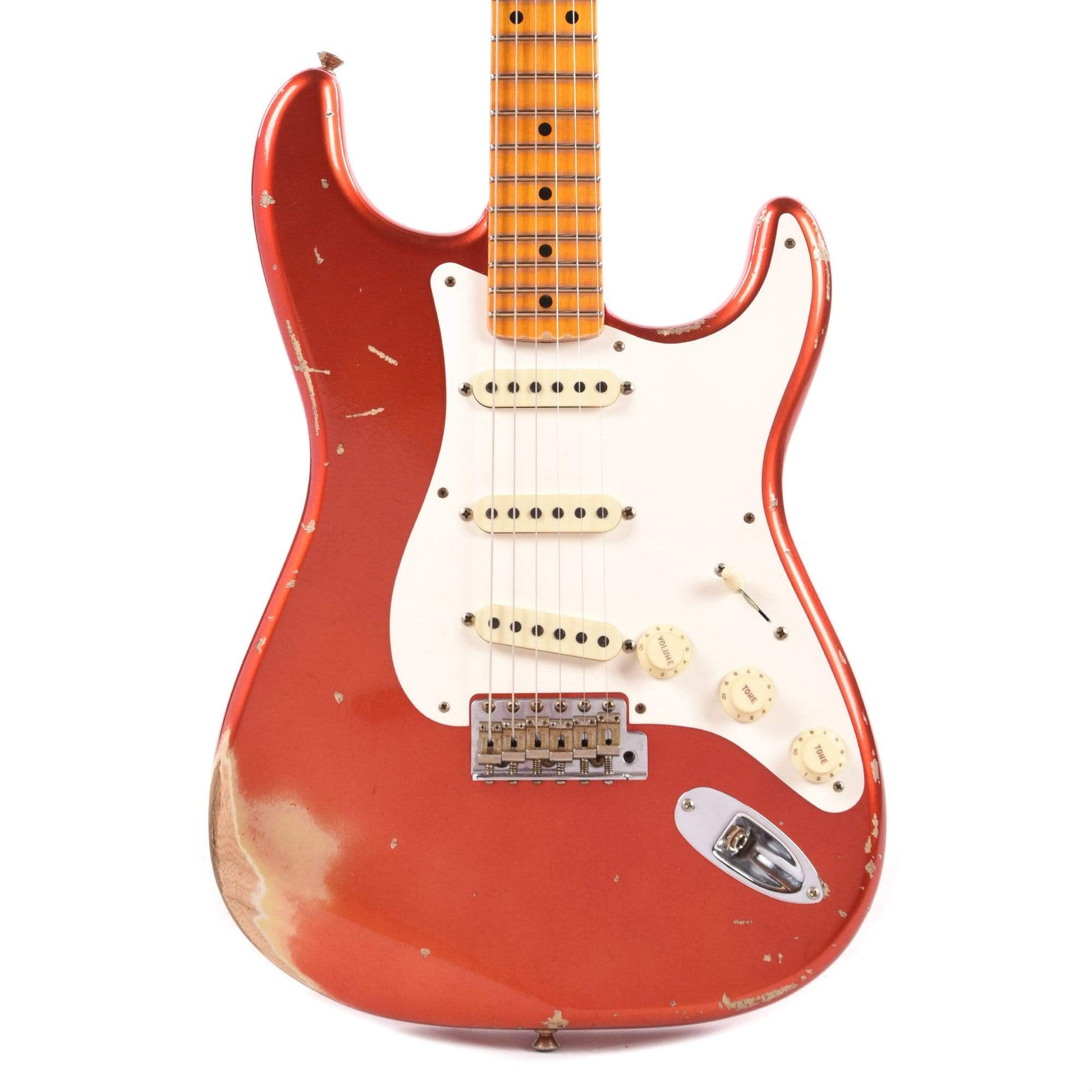 Fender Custom Shop 1957 Stratocaster "Chicago Special" Heavy Relic Super Faded/Aged Candy Apple Red Electric Guitars / Solid Body