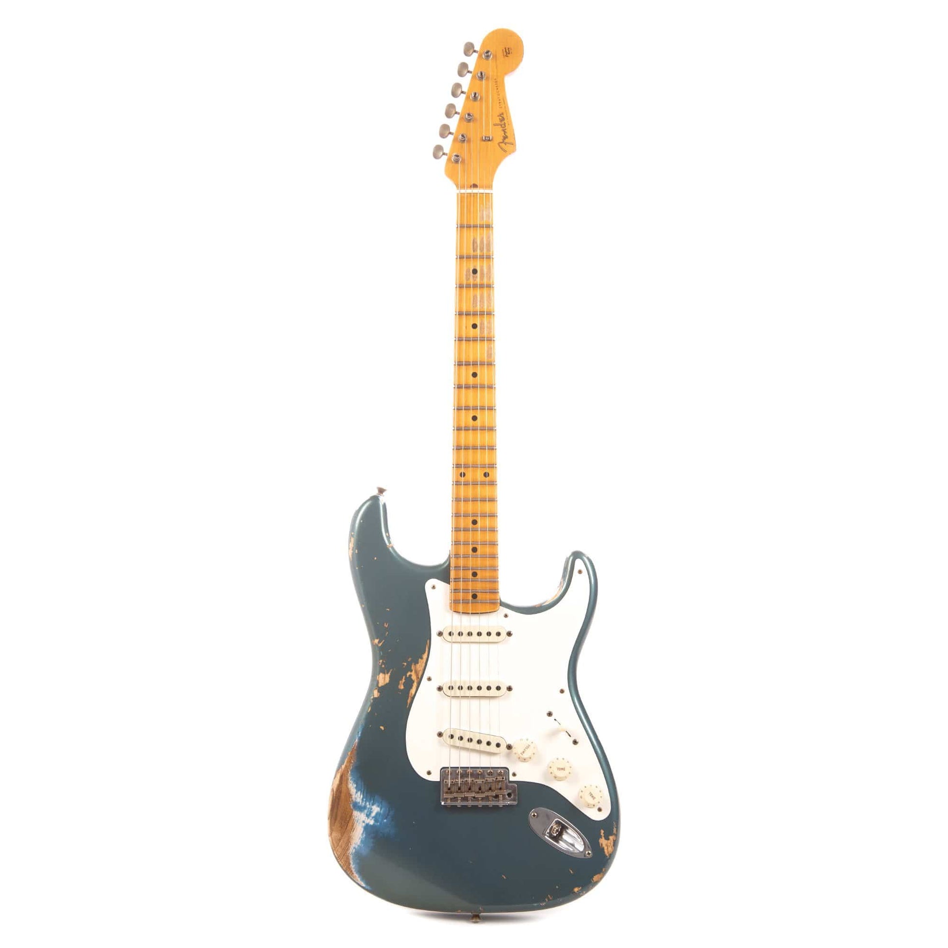 Fender Custom Shop 1957 Stratocaster "Chicago Special" Heavy Relic Super Super Aged Lake Placid Blue Electric Guitars / Solid Body