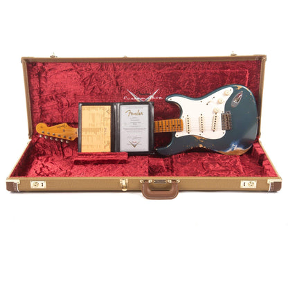 Fender Custom Shop 1957 Stratocaster "Chicago Special" Heavy Relic Super Super Aged Lake Placid Blue Electric Guitars / Solid Body